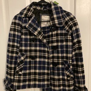Vintage Plaid Wool Jacket
